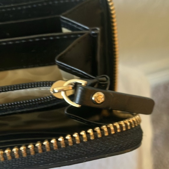 Kate Spade: Spencer Sunshine Dot Zip-around Wallet- 12 card slots-3 slip pockets - Picture 12 of 16